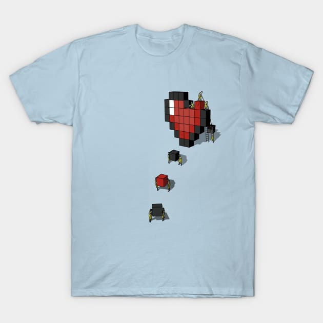 Pixel heart. T-Shirt by Moi Escudero